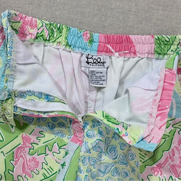 Lilly Pulitzer Patchwork Print Pants 6X - Picture 6 of 8